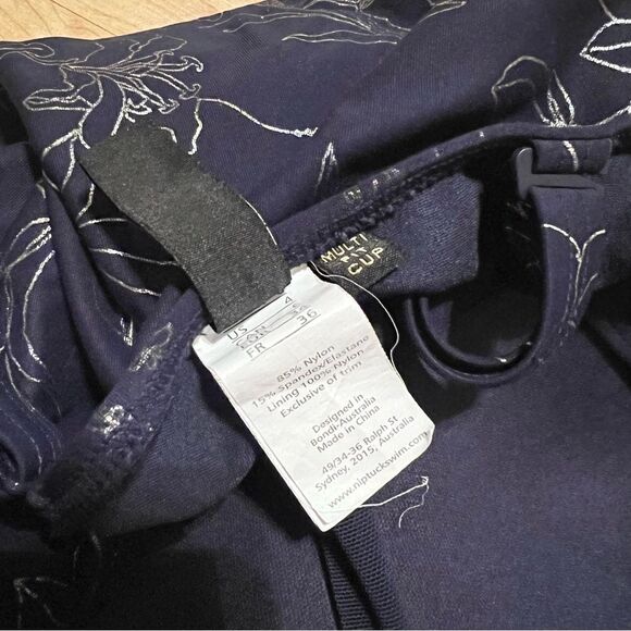 Niptuck Swim Garden Line Foil Joanne Tummy Control One Piece Swimsuit Women’s 4 - Picture 7 of 8